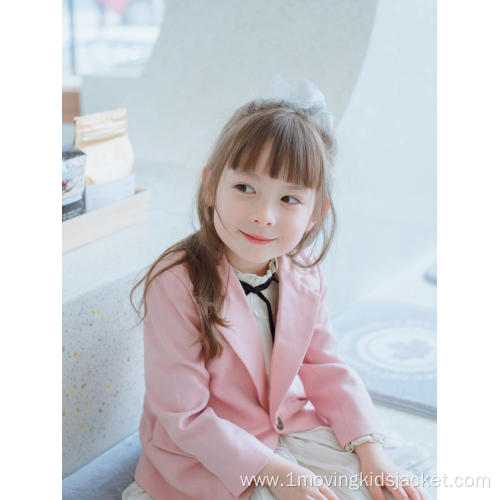 New Girls Suit Jacket Pink Retro